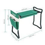 TomCare Foldable Garden Kneeler and Seat with Tool Bag