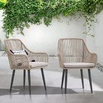 Patiorama Set of 6 Outdoor Dining Chairs