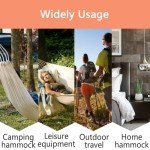 Colel Cotton Canvas Portable Hammock with Carry Bag