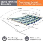 SUNCREAT Lightweight 2-Person Hammock with Stripes