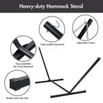 ANOW Double Hammock with Stand for Outdoors