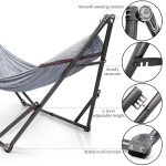 Tranquillo Portable Double Hammock with Stand