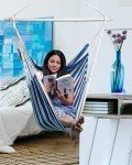 ADVOKAIR Large Hanging Hammock Chair with Cushions