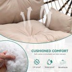 YITAHOME Hanging Egg Swing Chair with Cushions