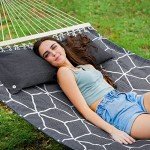 ANOW Double Hammock with Stand for Outdoors