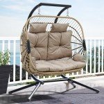 YITAHOME Hanging Egg Swing Chair with Cushions