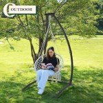 C-Type Heavy Steel Hammock Chair Stand