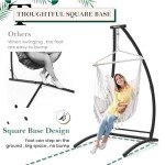 C-Type Heavy Steel Hammock Chair Stand