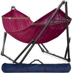 Tranquillo Portable Double Hammock with Stand 600 lbs