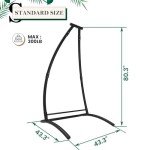 C-Type Heavy Steel Hammock Chair Stand