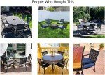 Stackable Outdoor Dining Chairs Set of 4