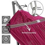 Tranquillo Portable Double Hammock with Stand 600 lbs