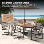 EAST OAK 7-Piece Outdoor Dining Set