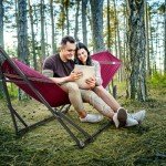 Tranquillo Portable Double Hammock with Stand 600 lbs