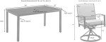 Kaplan 7-Piece Outdoor Dining Set with Cushions