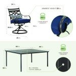 Hanover Montclair 7-Piece Outdoor Dining Set