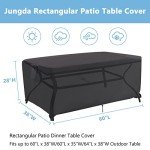 60-Inch Waterproof Patio Dining Table Cover