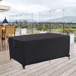 60-Inch Waterproof Patio Dining Table Cover