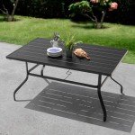 NUU GARDEN 6-Person Outdoor Dining Table