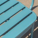 Colmar 3-Piece Matte Blue Bistro Set