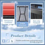 Flamaker Outdoor 3-Piece Wicker Rocking Bistro Set