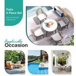 Patiorama Set of 6 Outdoor Dining Chairs