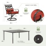 Hanover Montclair 7-Piece Outdoor Dining Set