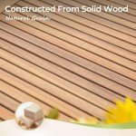 7-Piece Acacia Wood Outdoor Dining Set