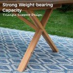 7-Piece Acacia Wood Outdoor Dining Set