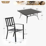 Sophia & William 9-Piece Outdoor Dining Set
