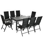 9-Piece Outdoor Patio Dining Set for 8