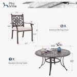 PHI VILLA 7-Piece Patio Dining Set for 6