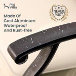 PHI VILLA 7-Piece Patio Dining Set for 6