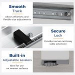 Expandable Aluminum Outdoor Dining Table for 6-8