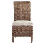 Beachcroft Outdoor Wicker Dining Chair Set - 2 Pack