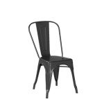 Set of 2 Metal Patio Dining Chairs
