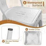 Set of 4 Stackable Metal Dining Chairs