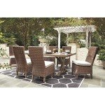 Beachcroft Outdoor Wicker Dining Chair Set - 2 Pack