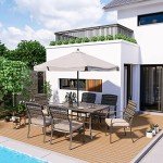 Pamapic 7-Piece Outdoor Wicker Dining Set