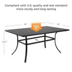 7-Piece Outdoor Dining Set with Swivel Chairs