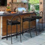 YITAHOME 3-Piece Outdoor Wicker Bar Set