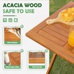 Bistro Set: 3-Piece Folding Patio Furniture Set