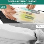 5-Piece All-Weather Outdoor Wicker Furniture Set