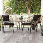 5-Piece All-Weather Outdoor Wicker Furniture Set