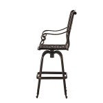 Avon Outdoor Cast Aluminum Bar Stools - Set of 2