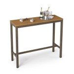 Cozyman 45" Outdoor Bar Table for Any Space