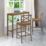 Cozyman 45" Outdoor Bar Table for Any Space