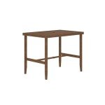 Brown Steel Patio Bar Table by COSCO