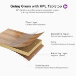 Rectangular Patio Pub Table with Bar Stools