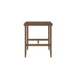 Brown Steel Patio Bar Table by COSCO